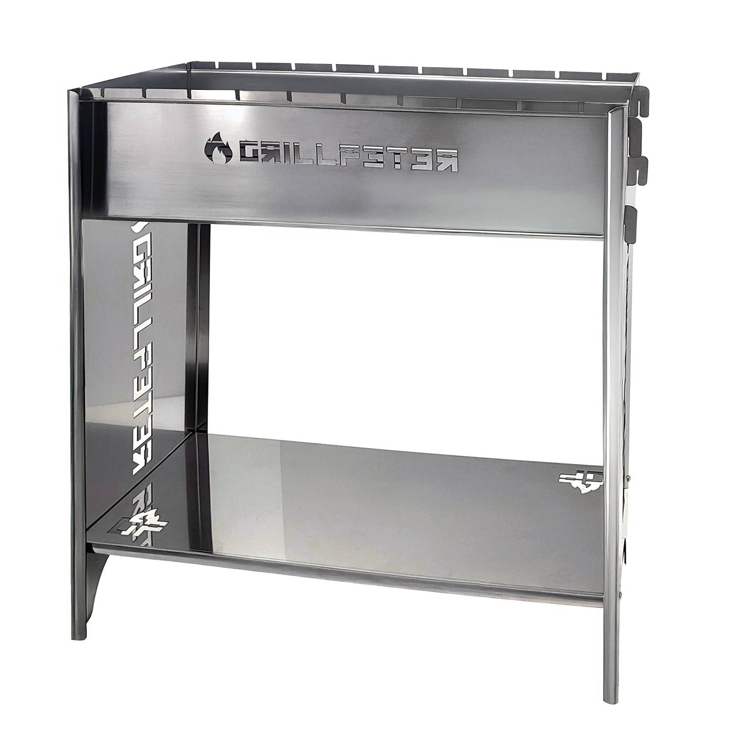 Mangal Ruslan Deluxe Schaschlikgrill mit Ablagen