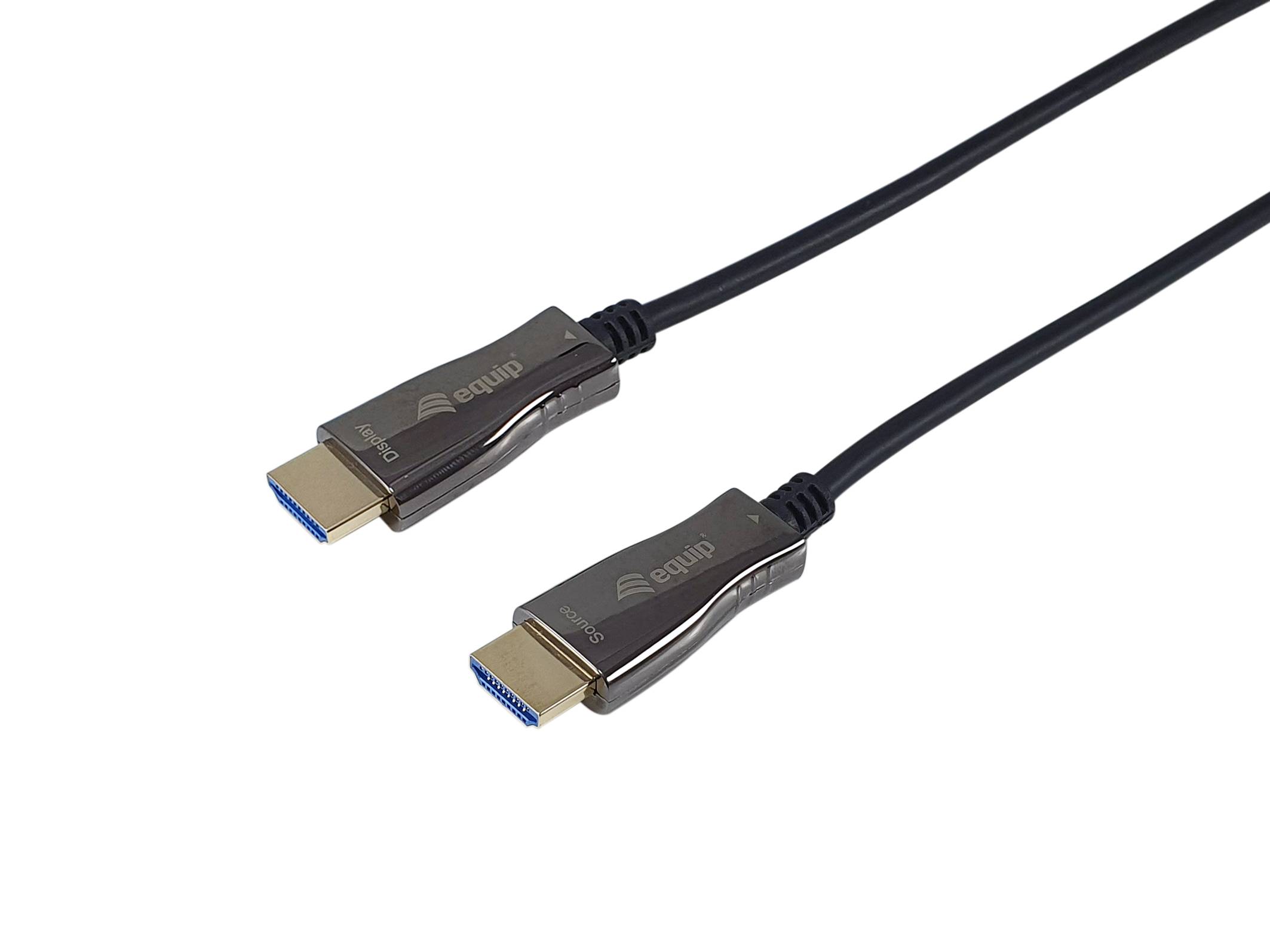 Equip HDMI 2.0 Aktives Optisches Kabel, 10m, 4K/60Hz, HDMI Typ A (Standard), HDMI Typ A (Standard), 3D, Schwarz