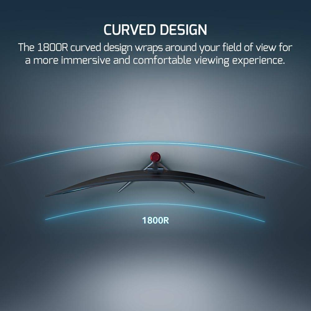 GAMEPOWER WQ49 Curved 49 zoll Gaming Monitor 144Hz 1ms ultrawide DFHD 3840x1080p