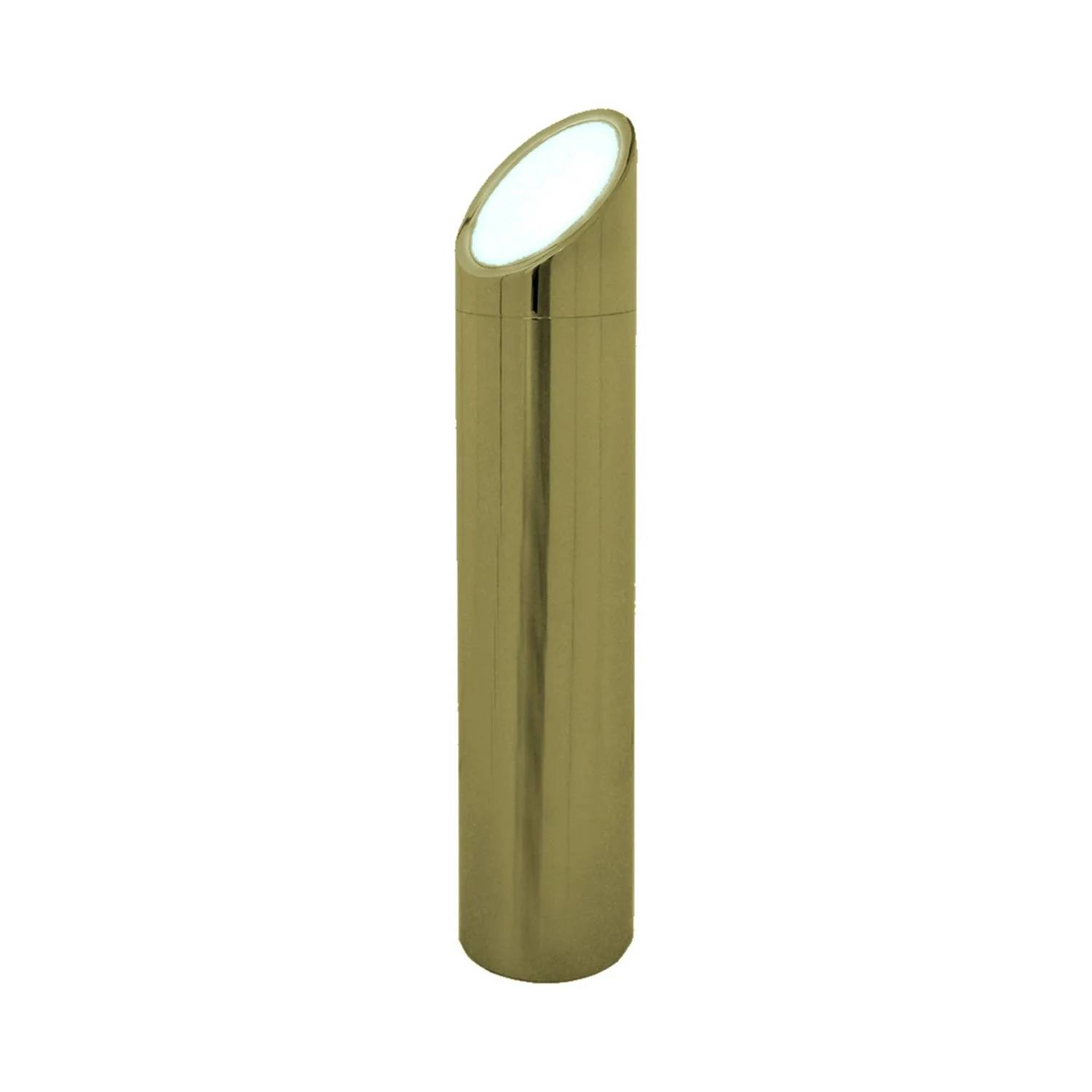 Schanksäule, Bierzapfsäule 2-leitig, Modell Tower, Elegante & Hochwertige für Bars & Restaurants, TIN-Goldfarben, Ø 114mm
