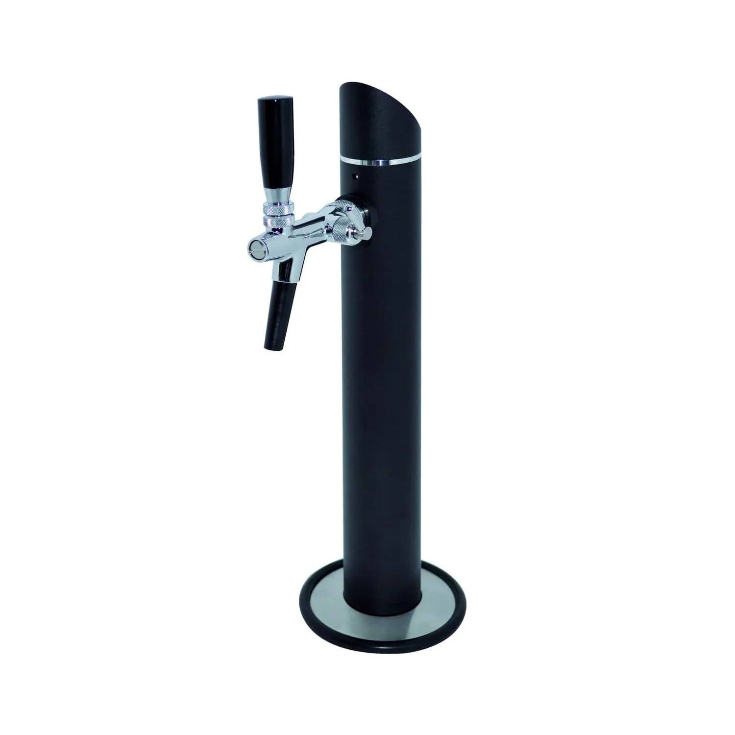 Schanksäule, Bierzapfsäule - Modell Black Tower, 1-leitig, mit Zierflansch