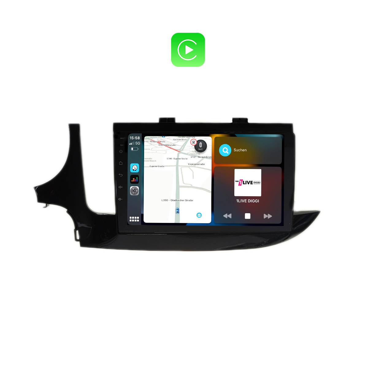 Für Opel Mokka X 16-19 9" Touchscreen Android Autoradio GPS CarPlay AndroidAuto