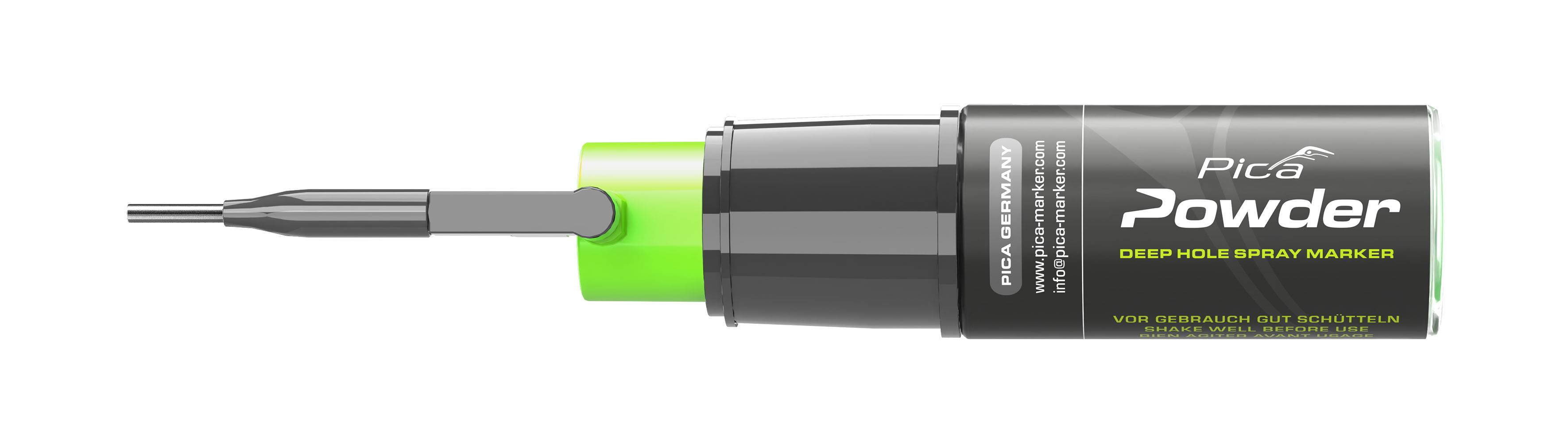 Pica Powder Spraymarker Tieflochsprühmarker mit 360° Sprüharm