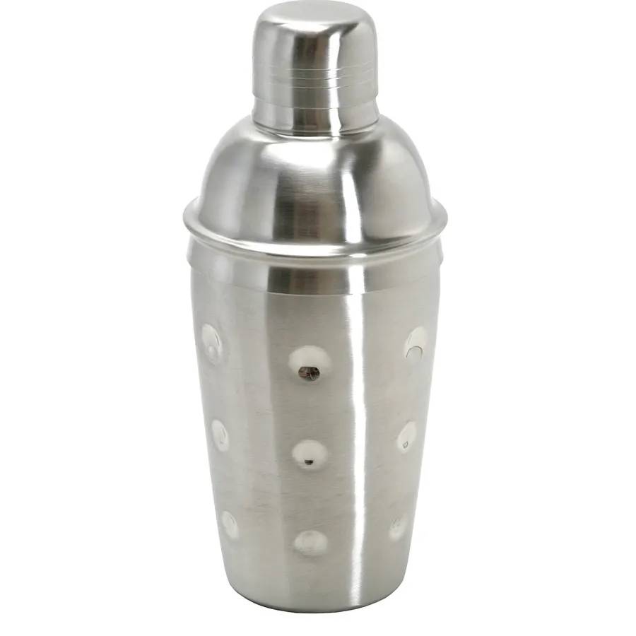 Cocktail shaker 3tlg. - Edelstahl mit Sieb - 500 ml.