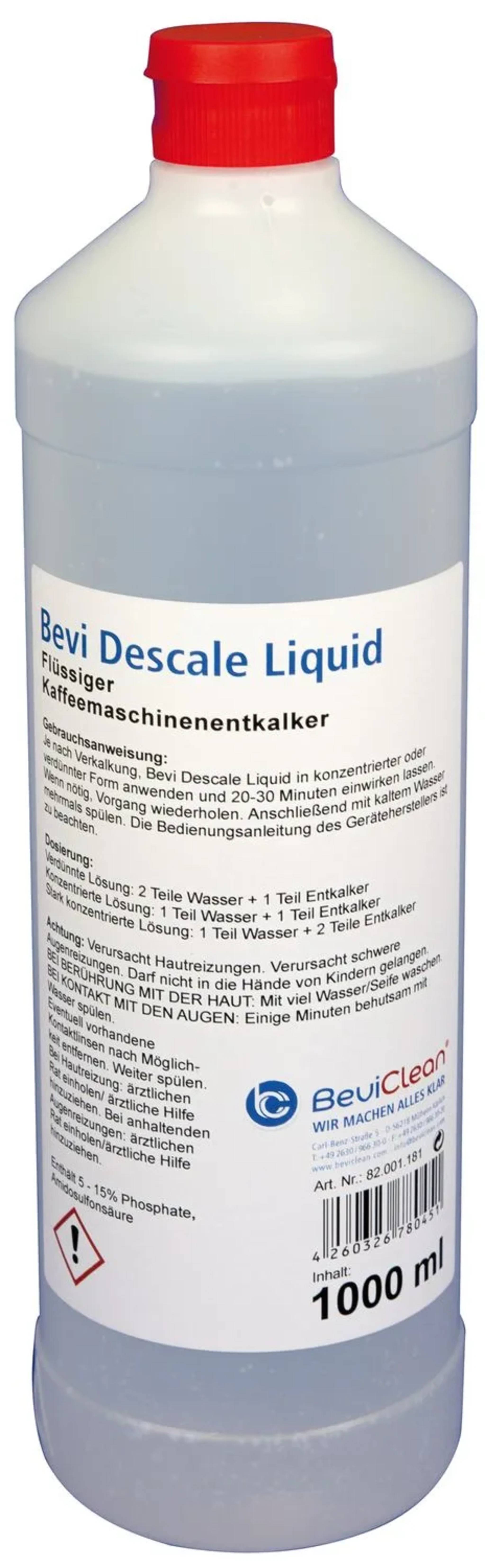 Reinigungsmittel, Kaffeemaschinenentkalker - 1L, Flasche
