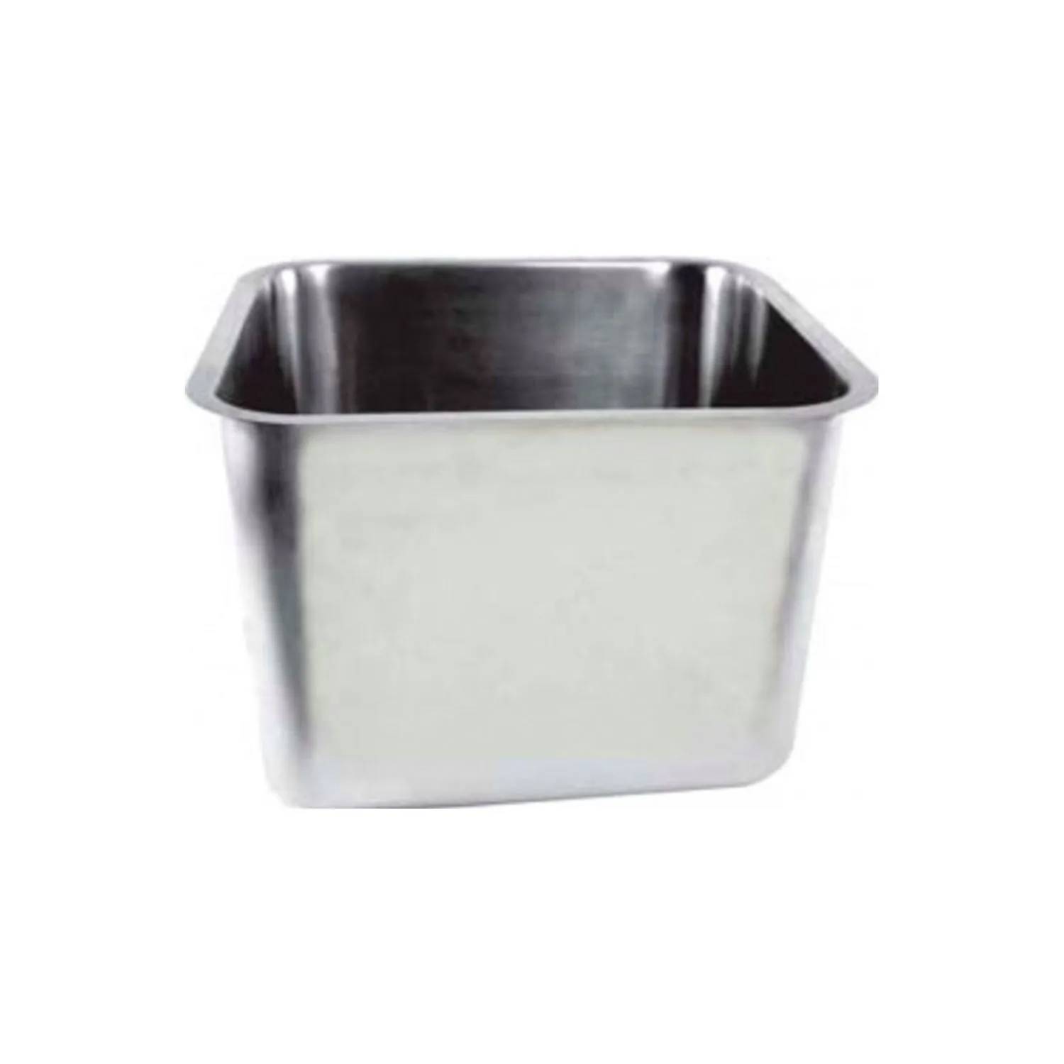 Komplett Set - Spülbecken Gastronorm aus Edelstahl, 40x40x30 cm