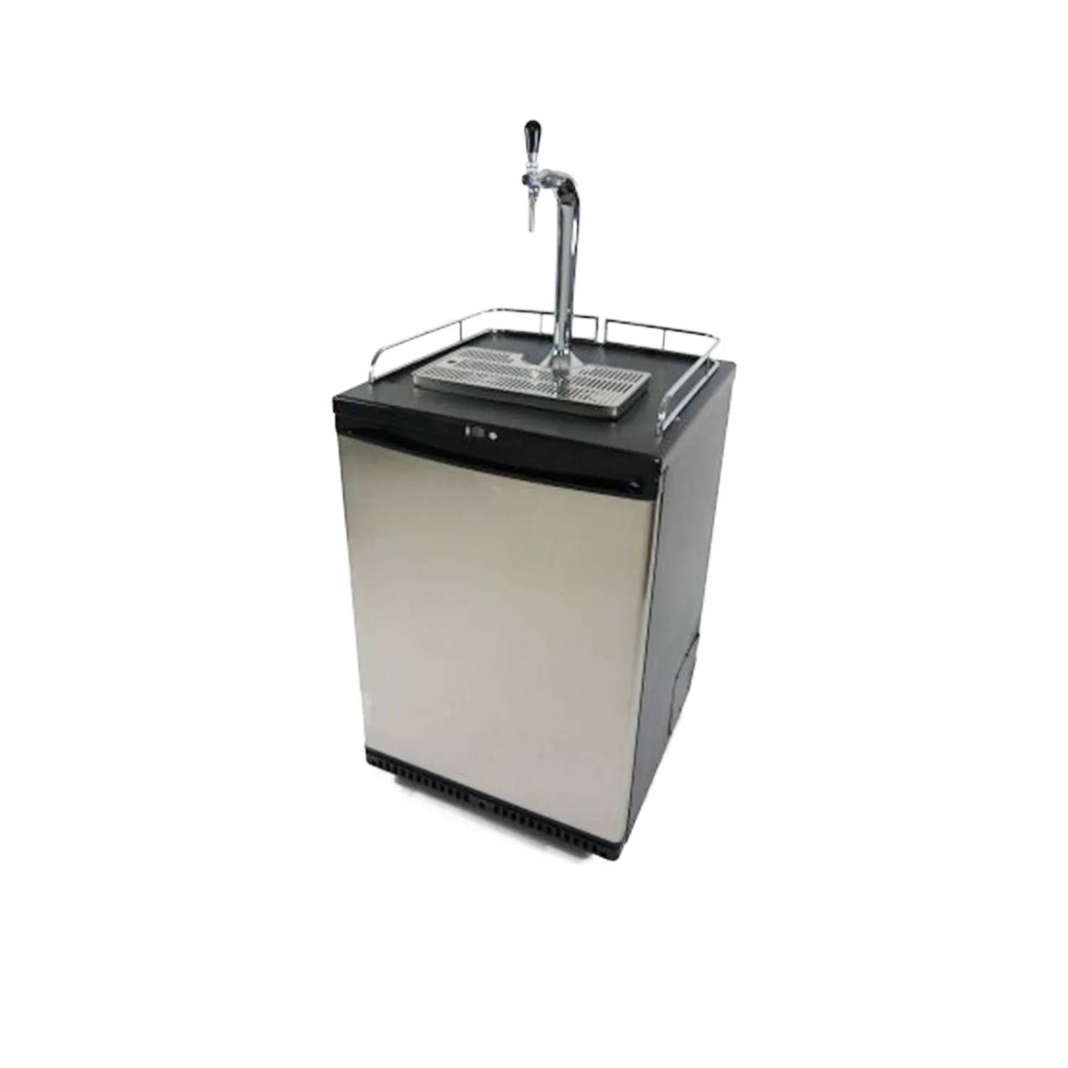 Komplettset Zapfanlage für Cold Brew Coffee - 50L Fasskühlschrank & Stickstoff-Zapfsystem, Zapfkopf: Korb