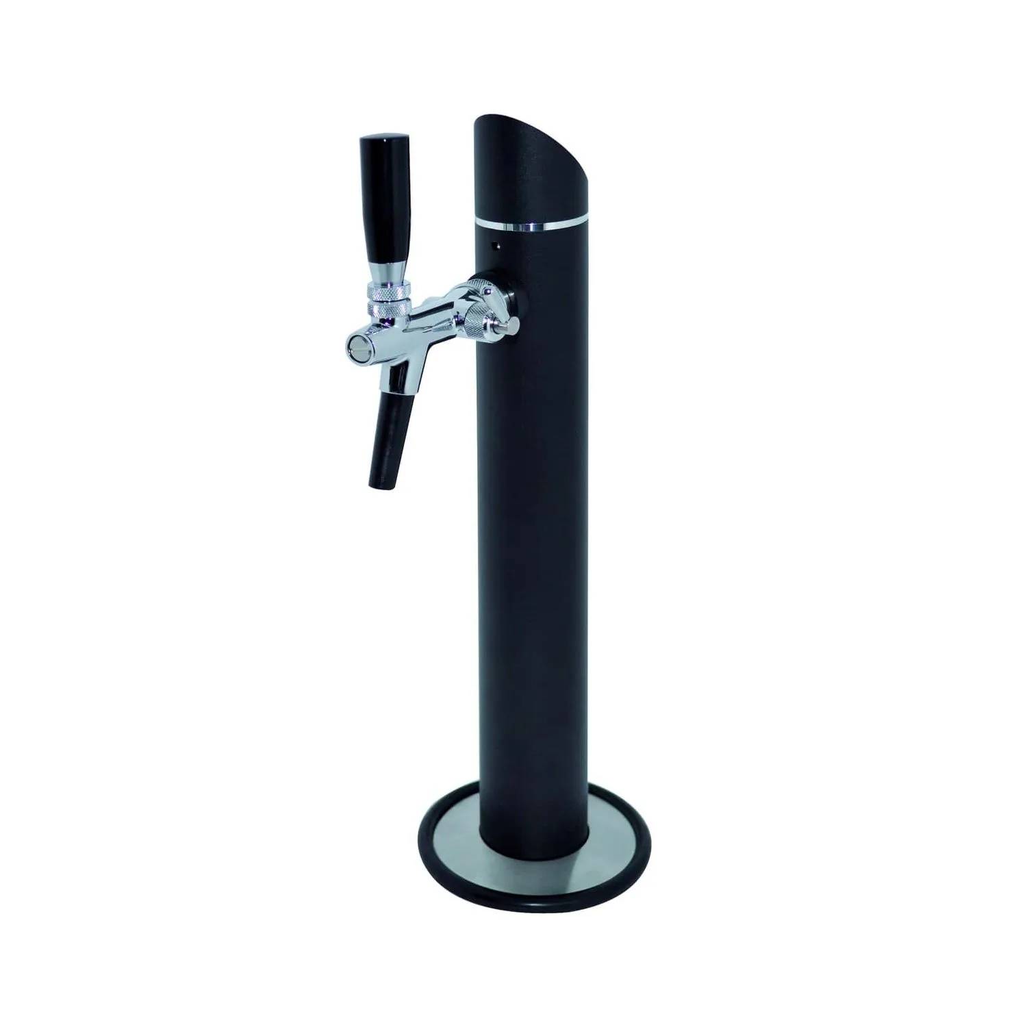 Komplett Set - Fasskühlschrank, Zapfkühlschrank (Bierbar) - inkl. Schanksäule und Kompensatorhahn, Zapfkopf: Dreikant