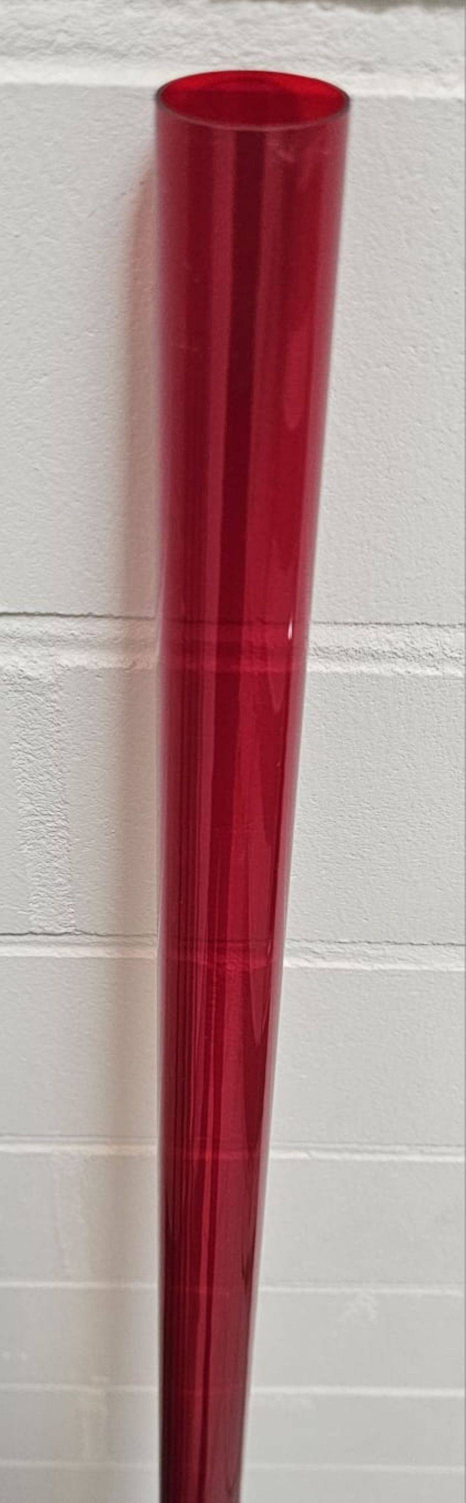 2911 Farbrohr 1180mm Ø 30mm rot für LED T8-Röhren 3er Pack
