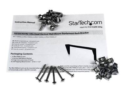 STARTECH 2U 19in Wall Mount Rack Bracket Server, Storage & USV Server-, Speicher- und USV-Zubehör