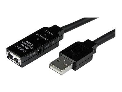 STARTECH 25m aktives USB 2.0 Verlängerun Peripheriegeräte & Zubehör Kabel & Adapter - USB &