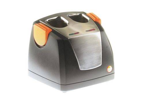 Testo Ladestation & Adapter für Wärmebildkamera testo 883 – Doppel-Ladegerät für Li-Ion-Akkus
