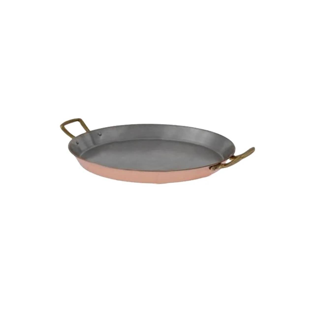 Paellapfanne, Kupferpfanne für Paella - aus Kupfer, 30cm