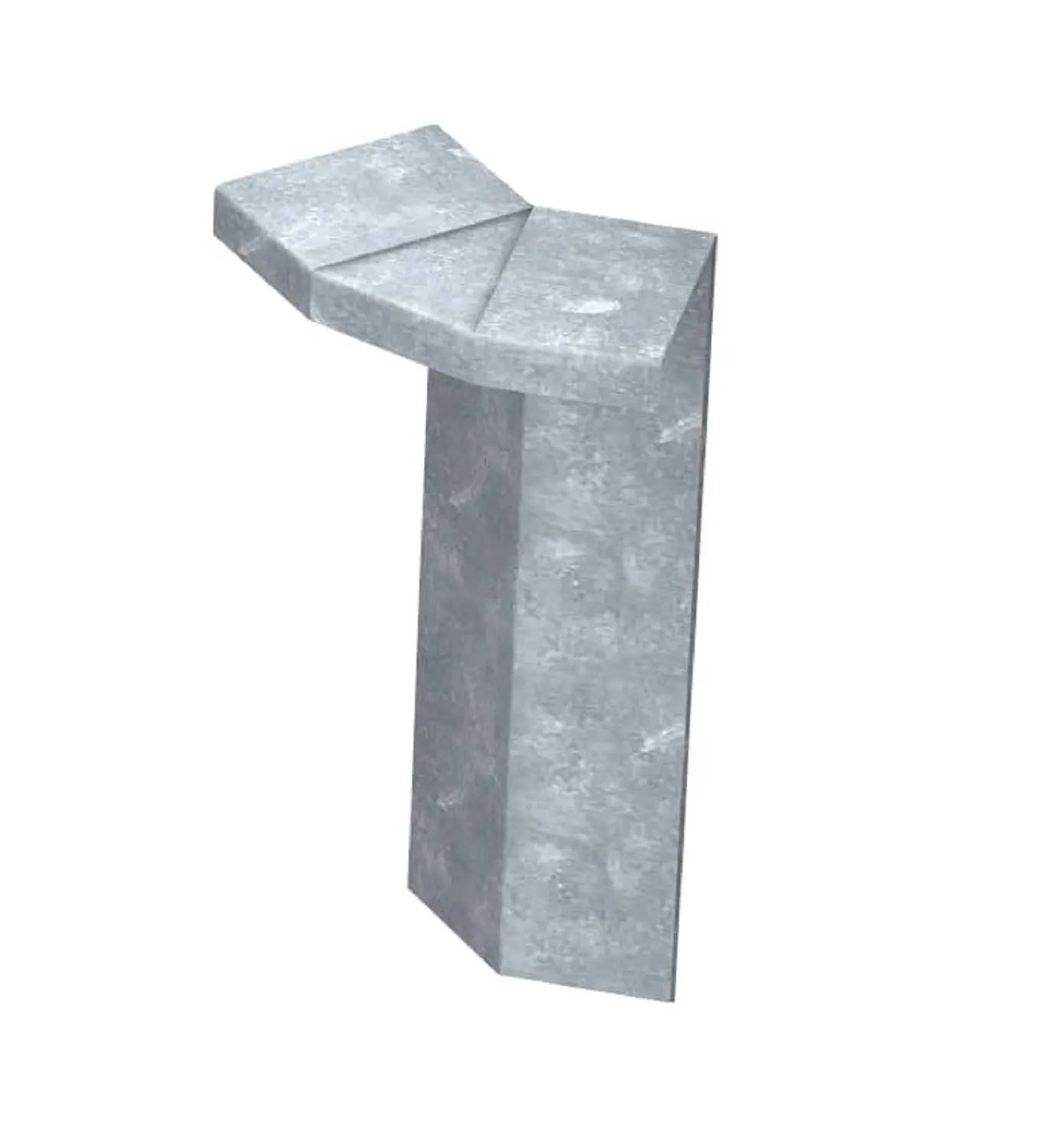 Ecke Außen für Schneckenzaun 135grad | Schneckenblech | Schneckenschutz | Schneckenabwehr, Color-GS: ohne Farbe