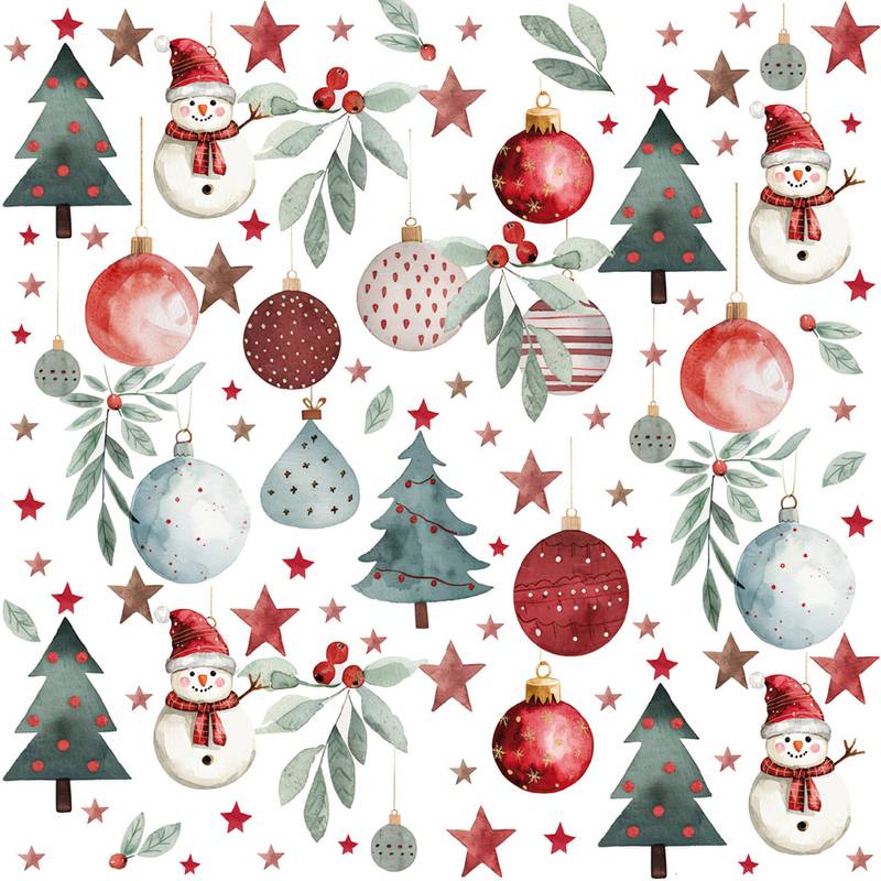 PAPSTAR Weihnachts-Motivservietten "Cold Winter"