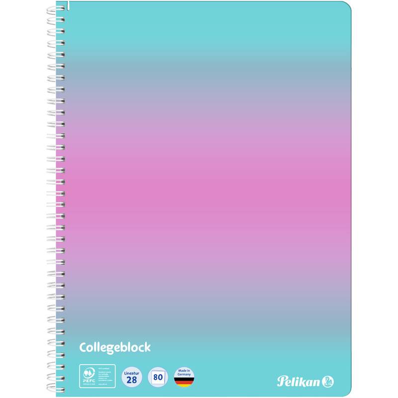 Pelikan Collegeblock Color Edition, DIN A4, mint / rosé