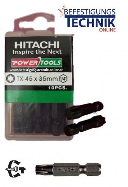10 Stück TX25 x 35mm Hitachi EXTREME Power Bits schlagfest