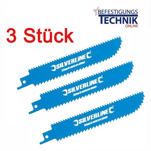 Bi-Metall Tauchsägeblätter Set 3-tlg. 100mm für Holz + Kunststoff + dünnes Blech