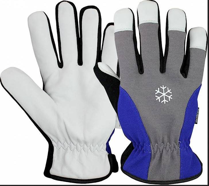 Hase Winterhandschuh Helsinki Schafsnappaleder mit Gummizug 1 Paar Gr 8