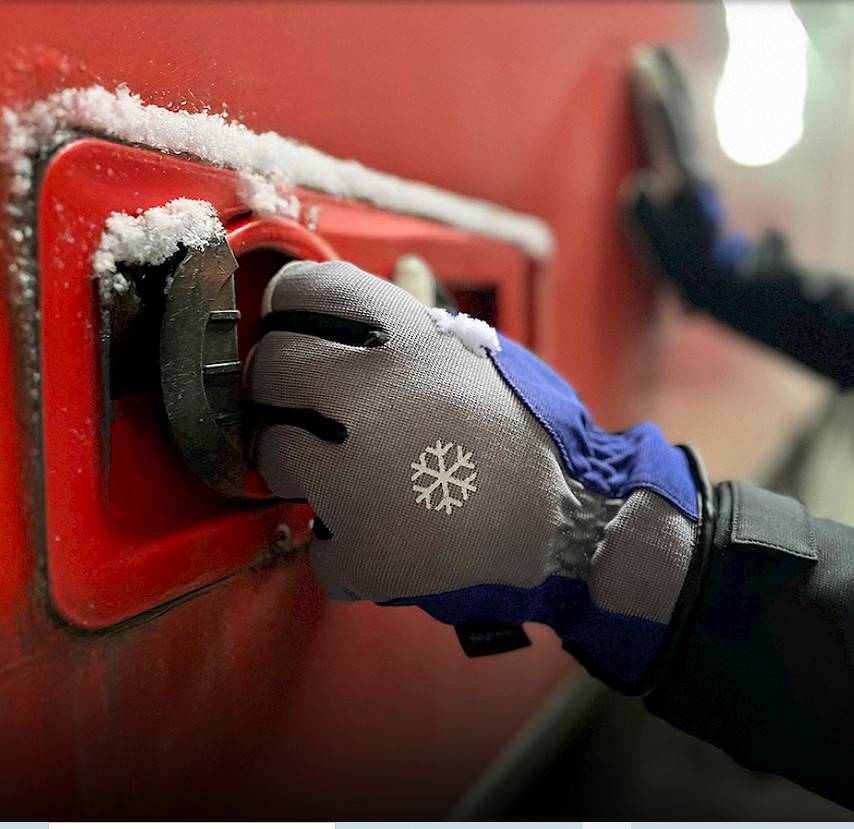 Hase Winterhandschuh Helsinki Schafsnappaleder mit Gummizug 1 Paar Gr 8