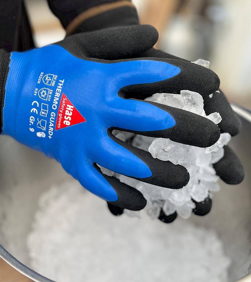 Hase Thermo Guard+ Winterhandschuh Touch-Funktion Grip 100 Paar Gr 10