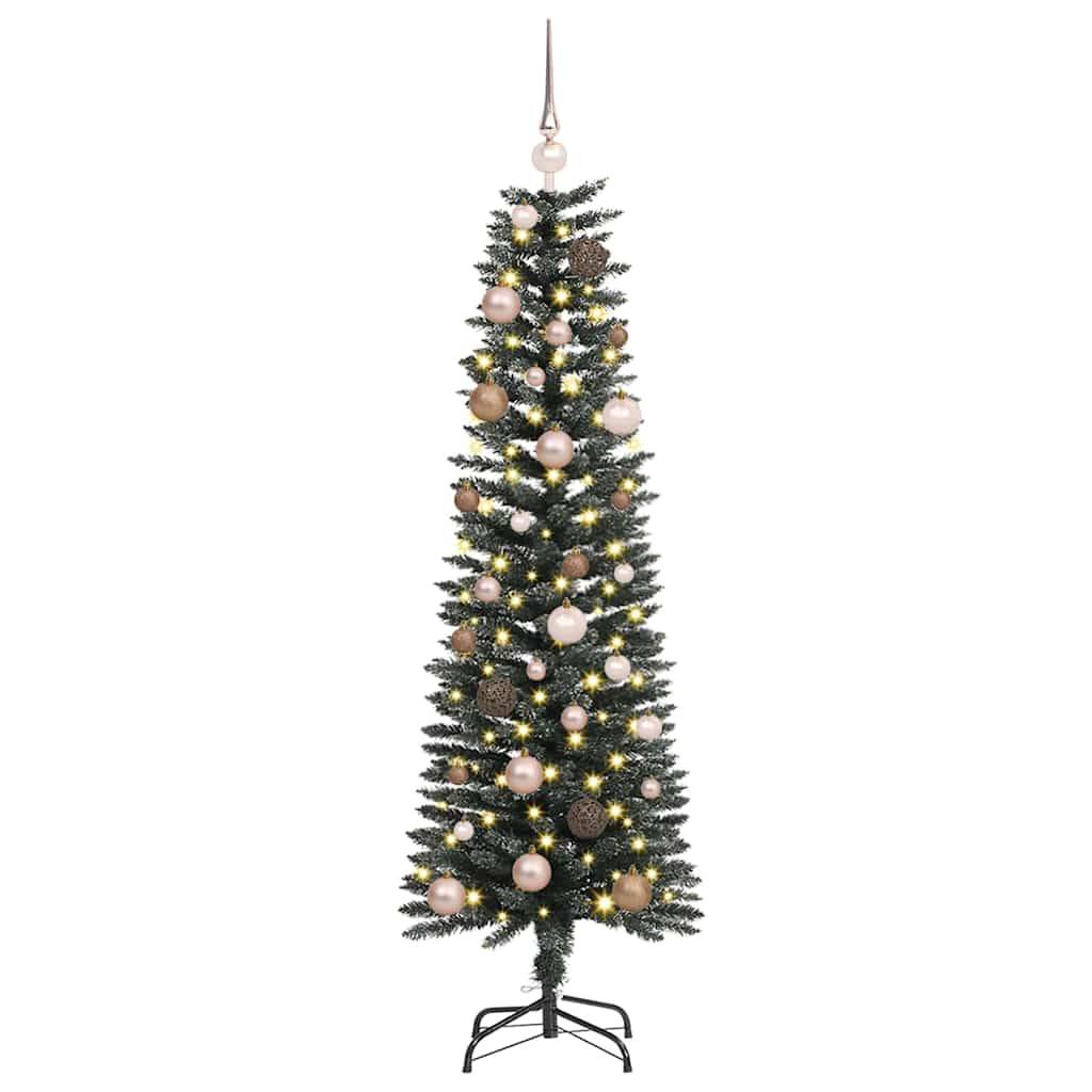 vidaXL Künstlicher Weihnachtsbaum mit 150 LEDs mit Ständer Grün 150 cm