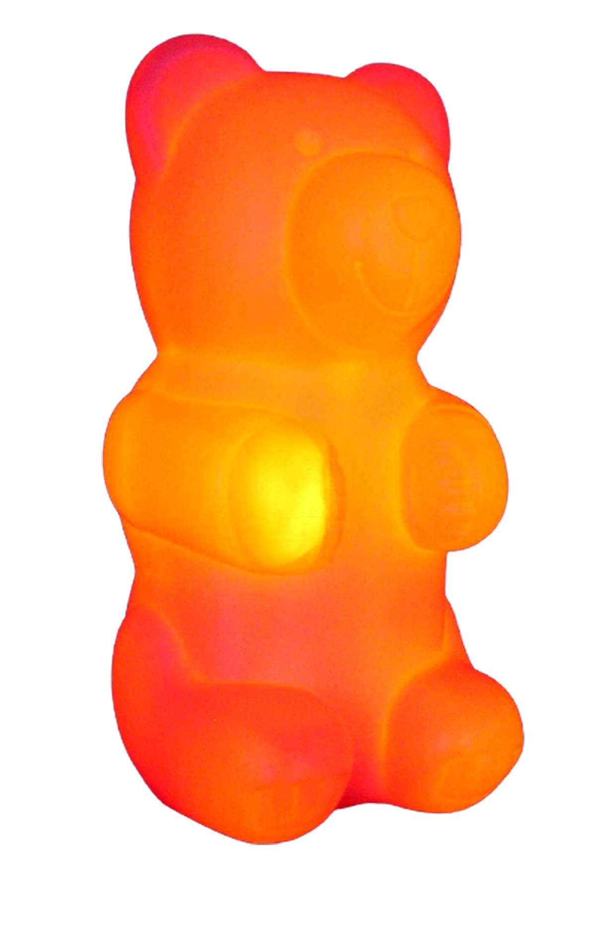 3945 LED Leuchte Nikki Bär 12 Volt orange Höhe 31cm
