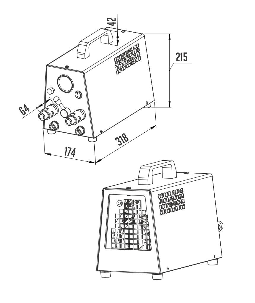 Reinigungsmaschine für Getränkeleitungen & Schläuche - Lindr SP Profi | Gastronomie & Gewerbe