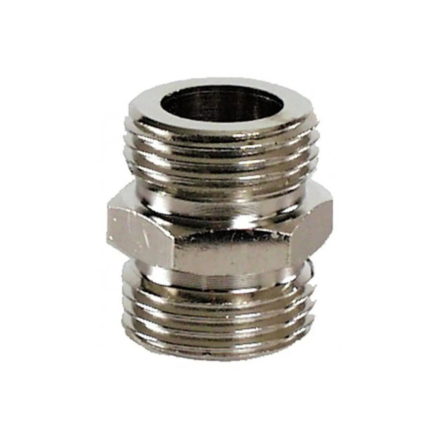 Doppel Gewindenippel - beidseitig 5/8 Zoll