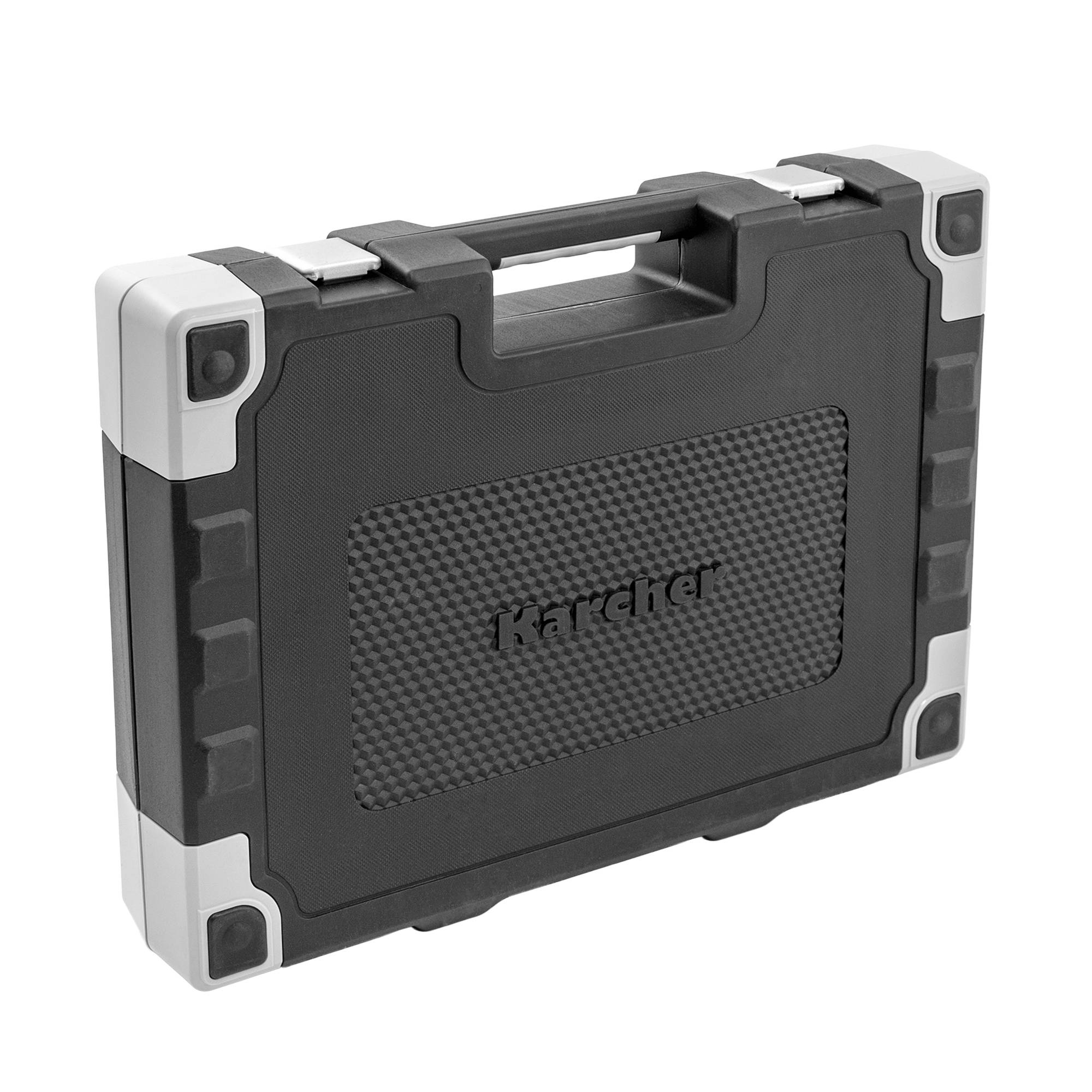 Karcher Steckschlüsselsatz 157-teilig 1/4" + 3/8" + 1/2" Ratschenkasten, Werkzeug aus Chrom Vanadium