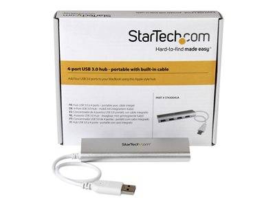 STARTECH ST43004UA USB 3.0 4-Port Hub Peripheriegeräte & Zubehör Kabel & Adapter USB Hubs