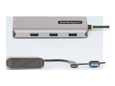 STARTECH USB-A/USB-C Multiport Adapter Eingabe / Ausgabe Dockingstations und Hubs