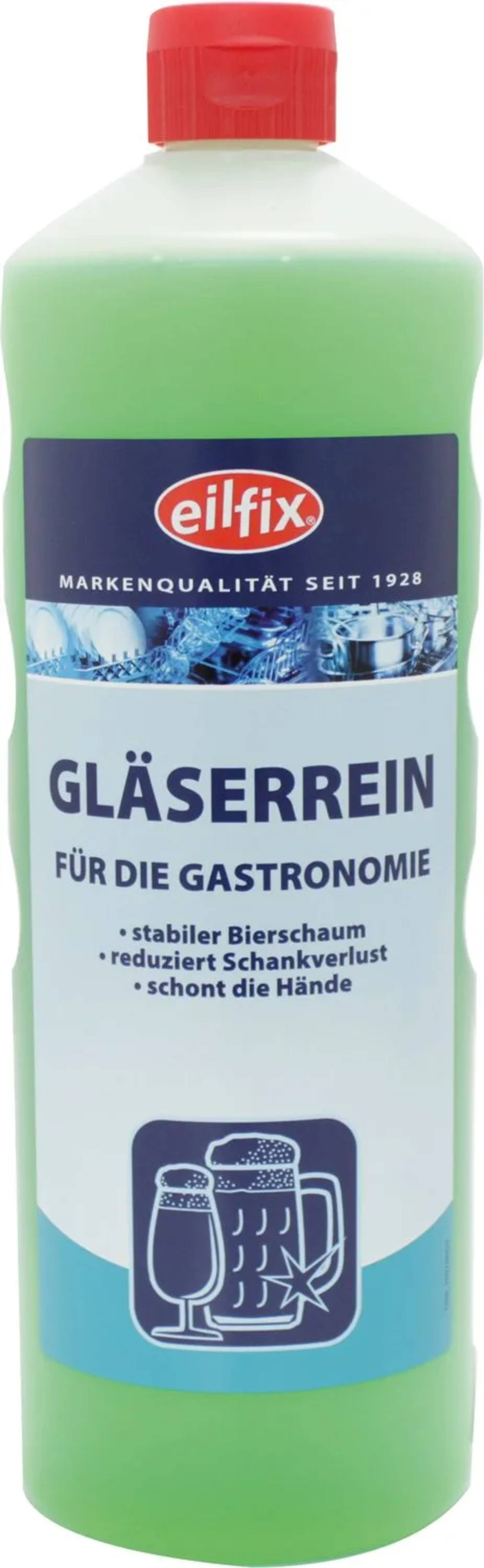 Gläser Reiniger - Eilfix, für die hygienische, manuelle Gläserreinigung.