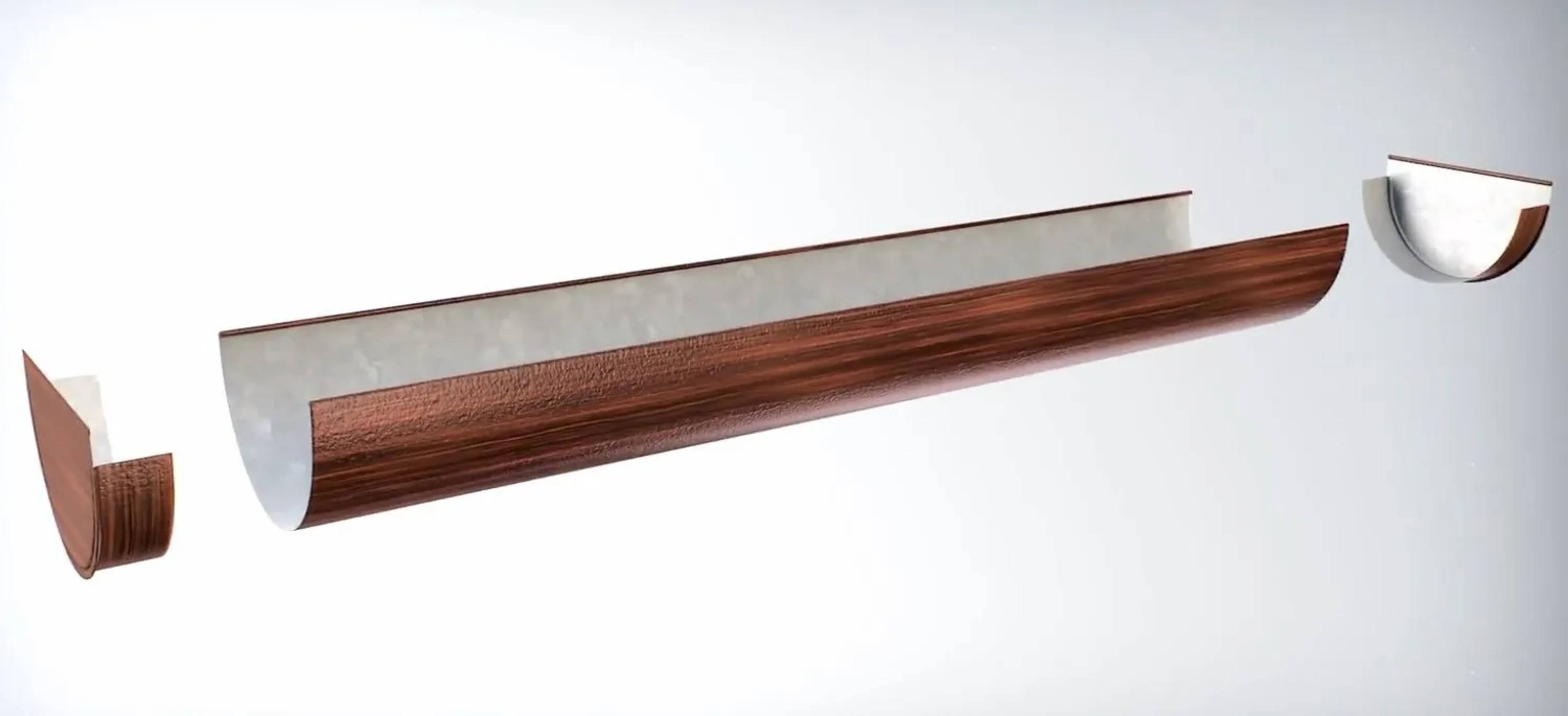 Blumenkasten 3er Set, hängend, Länge 75 cm Bronze