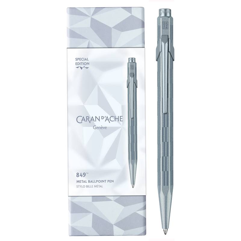 CARAN D'ACHE Druckkugelschreiber 849 ALPINE FROST, blau