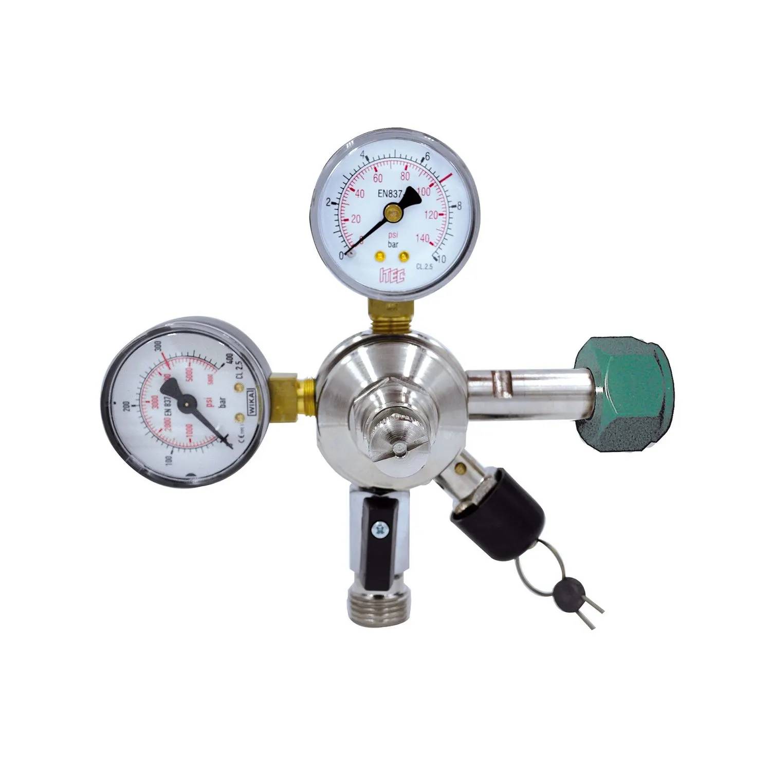 Druckminderer, Druckregler, Druckreduzierventil - Stickstoff (N2), 1-leitig, Ausführung: 7 bar