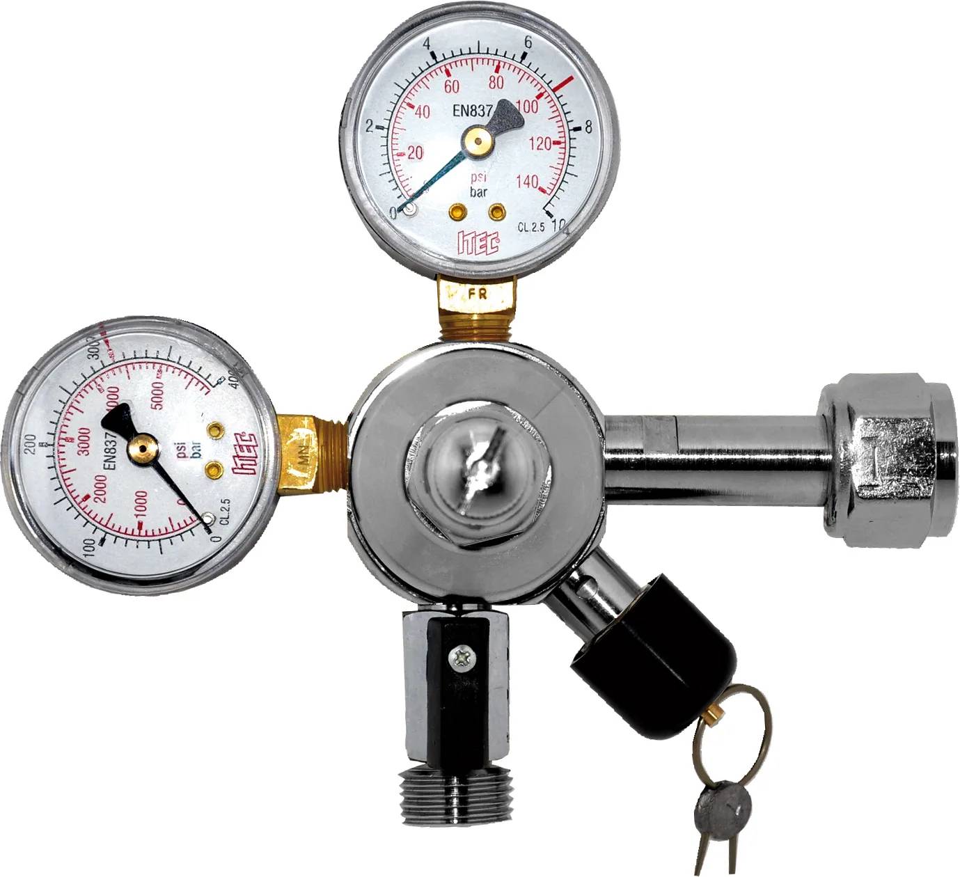 Druckminderer, Druckregler, Druckreduzierventil - CO2 für AFG 7bar, 1-leitig, Gewinde: Gewinde 1/2