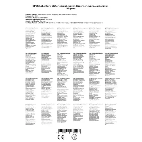 Wassersprudler, Wasserspender, Warmkarbonator - Blupura Wassersprudler, Wasserspender, Warmkarbonator - Blupura
