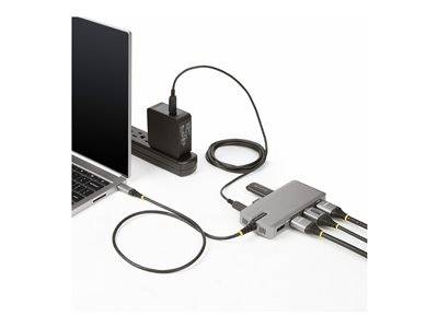 STARTECH USB-C Multiport Adapter 3x 4K Eingabe / Ausgabe Dockingstations und Hubs