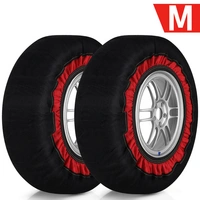 2tlg Auto Schneesocken Textil Schneeketten rutschfeste Snowsocks geeignet für Reifen größe M 2tlg Auto Schneesocken Textil Schneeketten rutschfeste Snowsocks geeignet für Reifen größe M