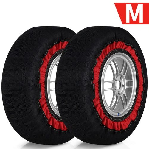 2tlg Auto Schneesocken Textil Schneeketten rutschfeste Snowsocks geeignet für Reifen größe M 2tlg Auto Schneesocken Textil Schneeketten rutschfeste Snowsocks geeignet für Reifen größe M