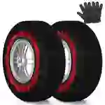 2tlg Auto Schneesocken Textil Schneeketten rutschfeste Snowsocks geeignet für Reifen größe XL 2tlg Auto Schneesocken Textil Schneeketten rutschfeste Snowsocks geeignet für Reifen größe XL