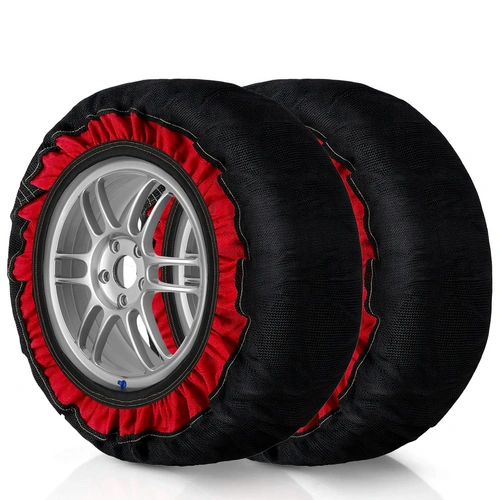 2tlg Auto Schneesocken Textil Schneeketten rutschfeste Snowsocks geeignet für Reifen größe L 2tlg Auto Schneesocken Textil Schneeketten rutschfeste Snowsocks geeignet für Reifen größe L