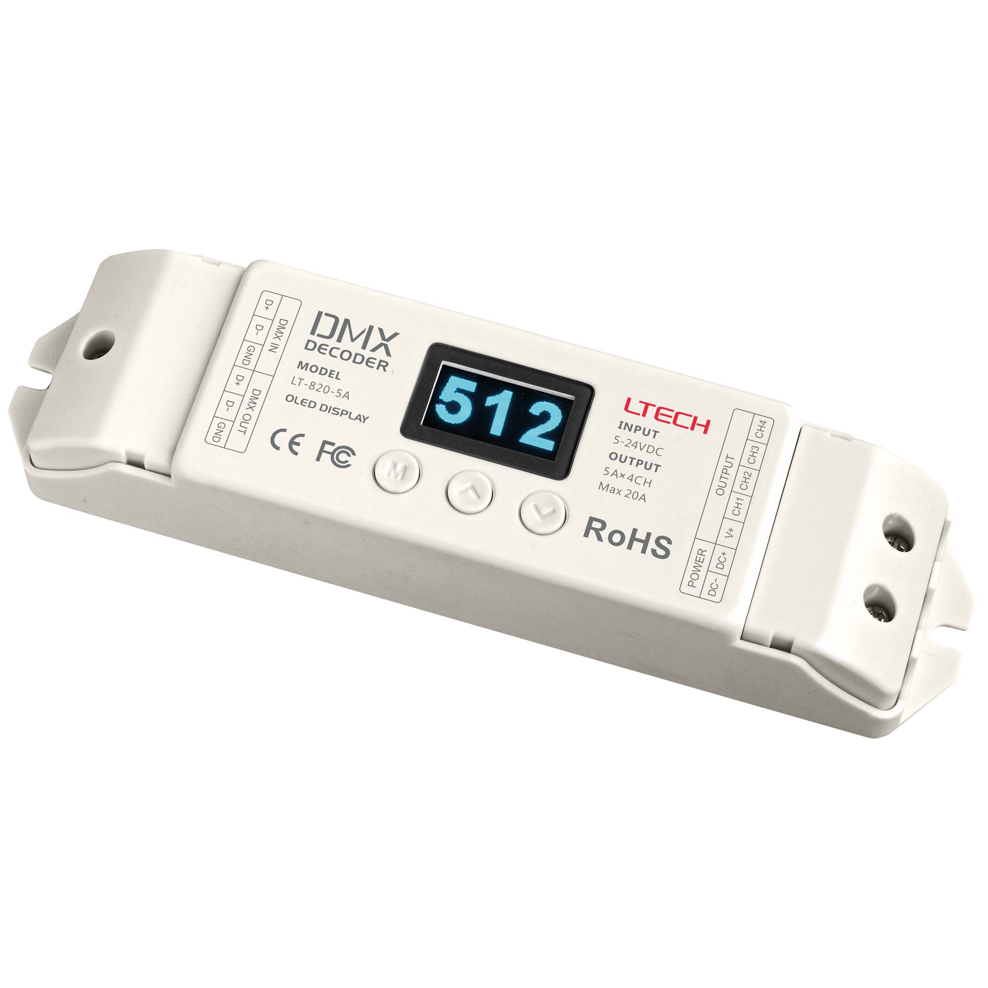 LTECH DMX LED Driver 4x 5 A