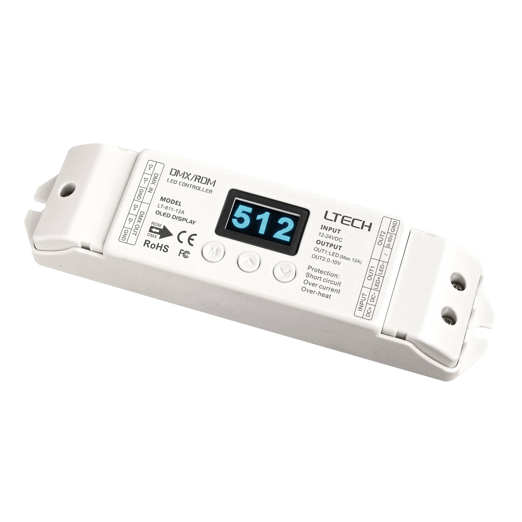 LTECH DMX LED Driver 1x 12 A