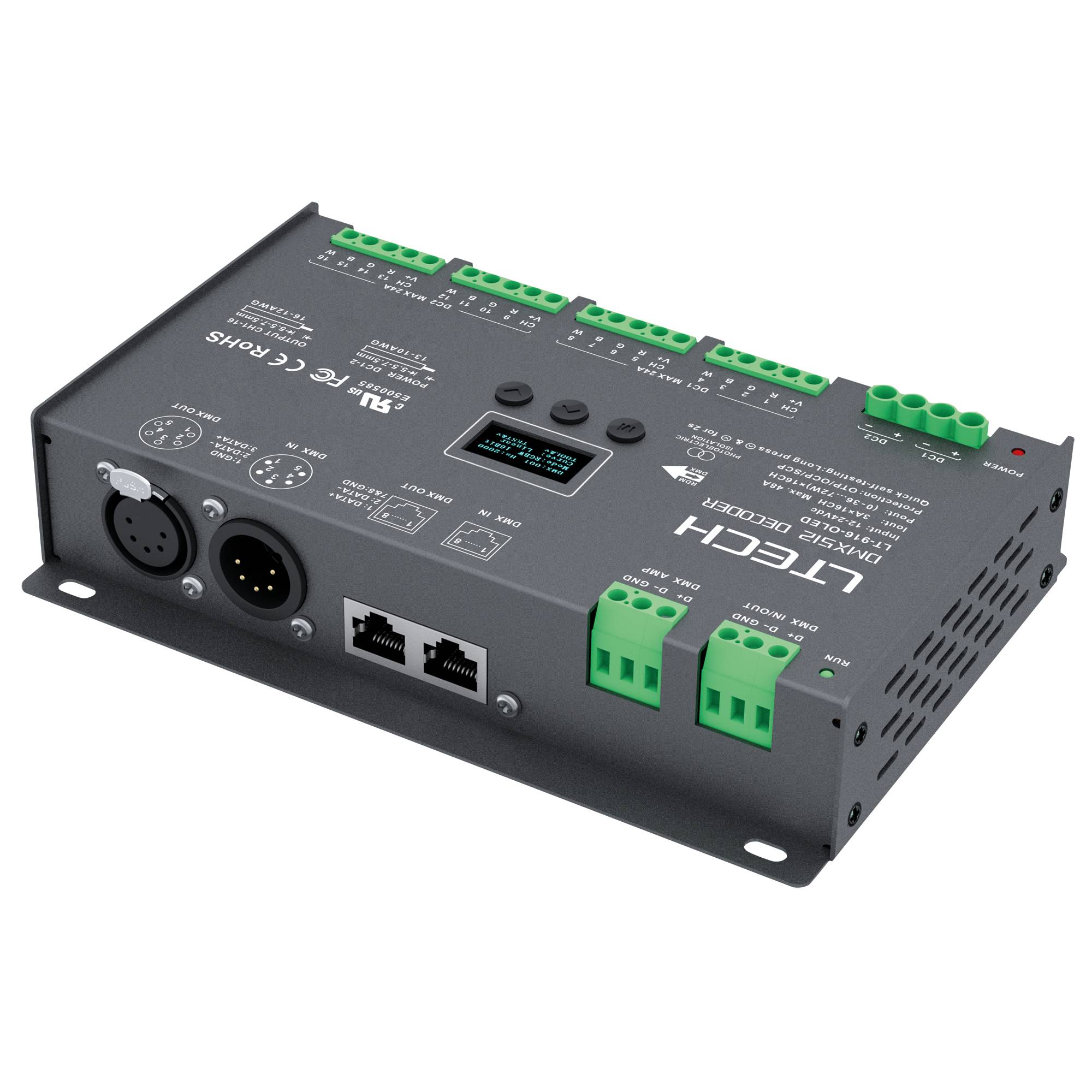 LTECH DMX LED Driver 16x 3 A