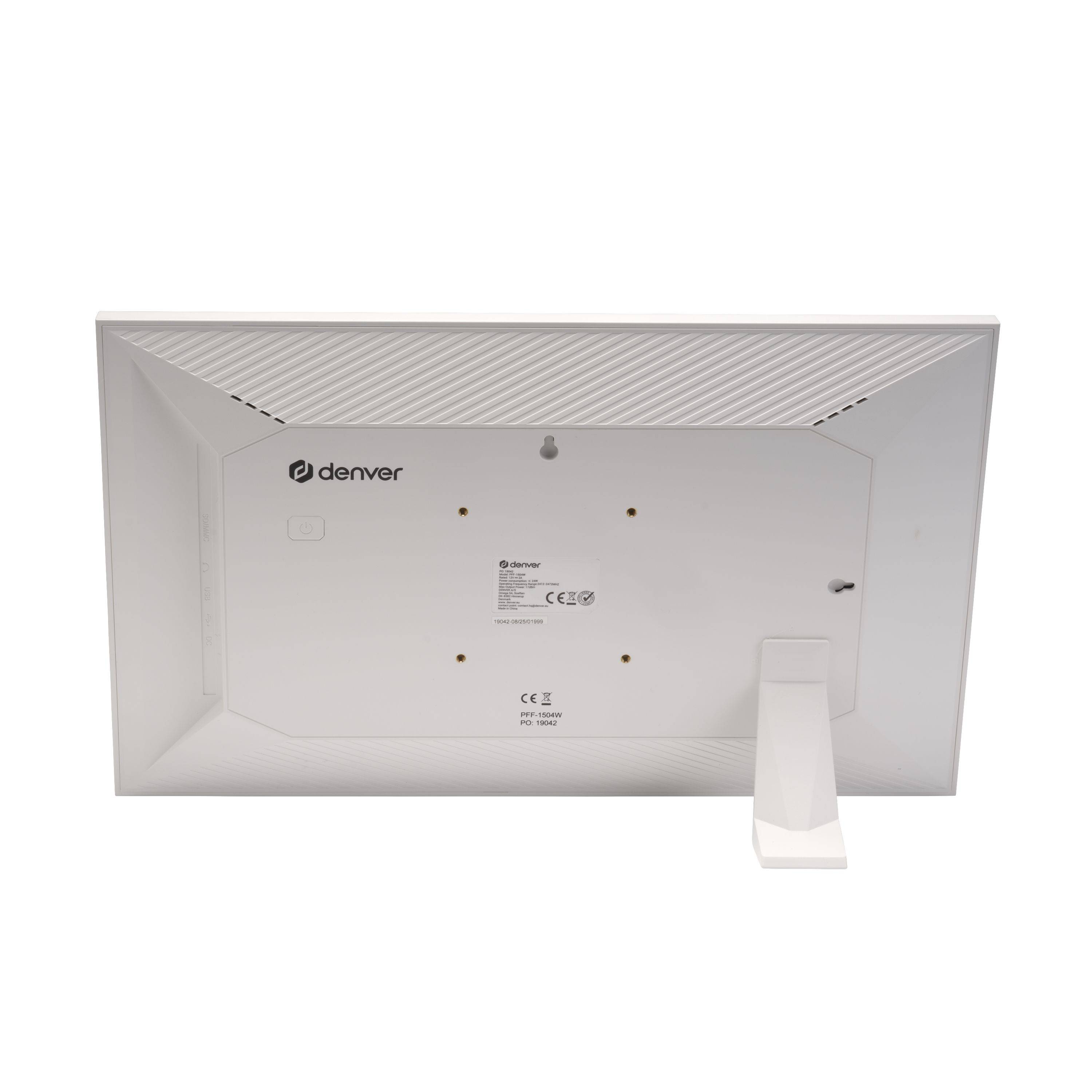 Denver PFF-1504W Digitaler 15,4″ WLAN Bilderrahmen mit Full HD Touchscreen und App Steuerung