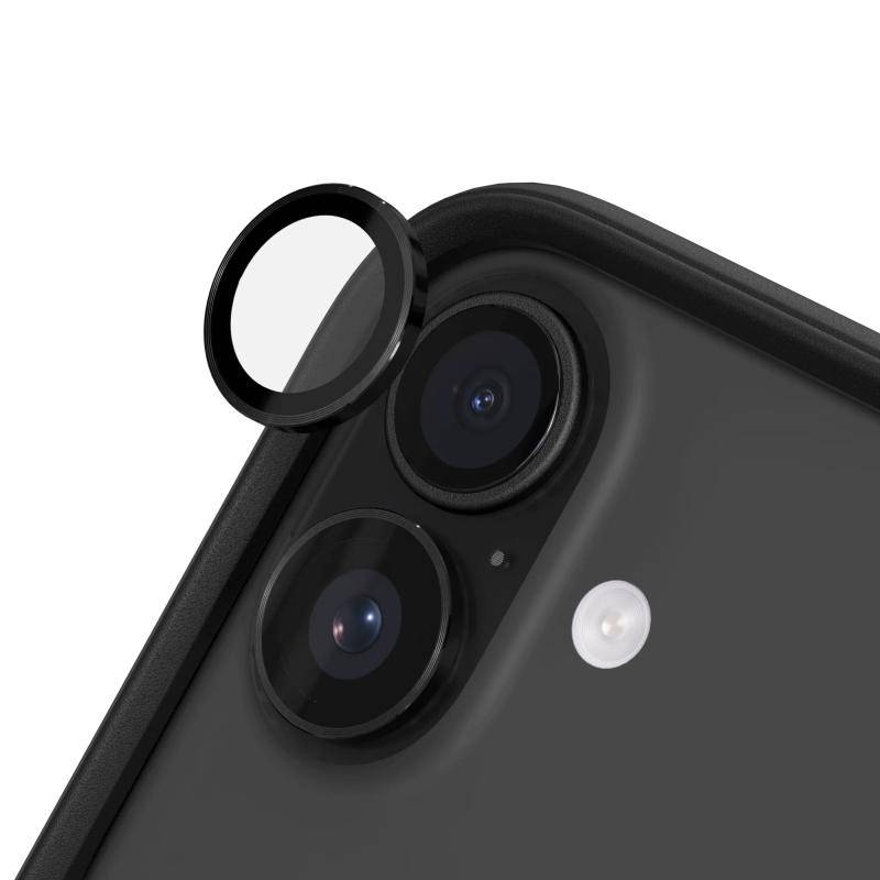 RHINOSHIELD Tempered Glass Lens Protector Black für iPhone 16 / 16 Plus #I
