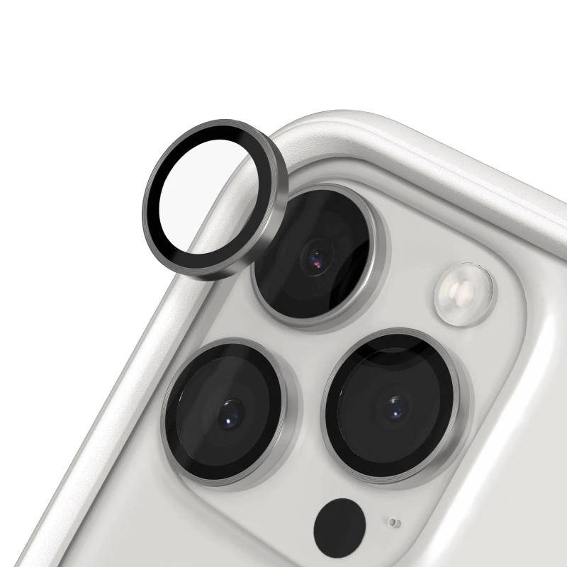 RHINOSHIELD Tempered Glass Lens Protector Natural Titanium für iPhone 16 Pro / 16 Pro Max #I