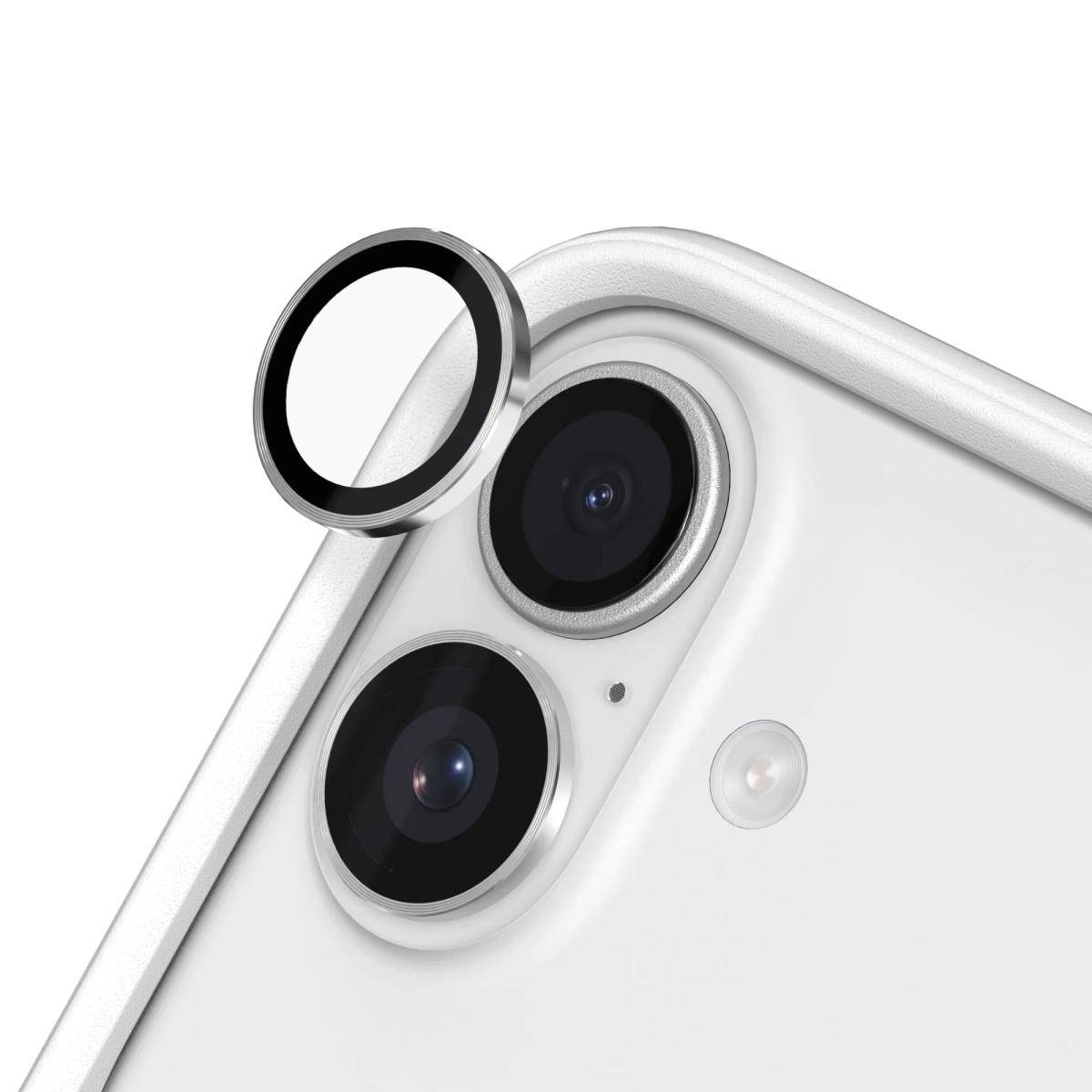 RHINOSHIELD Tempered Glass Lens Protector Silver für iPhone 16 / 16 Plus #I